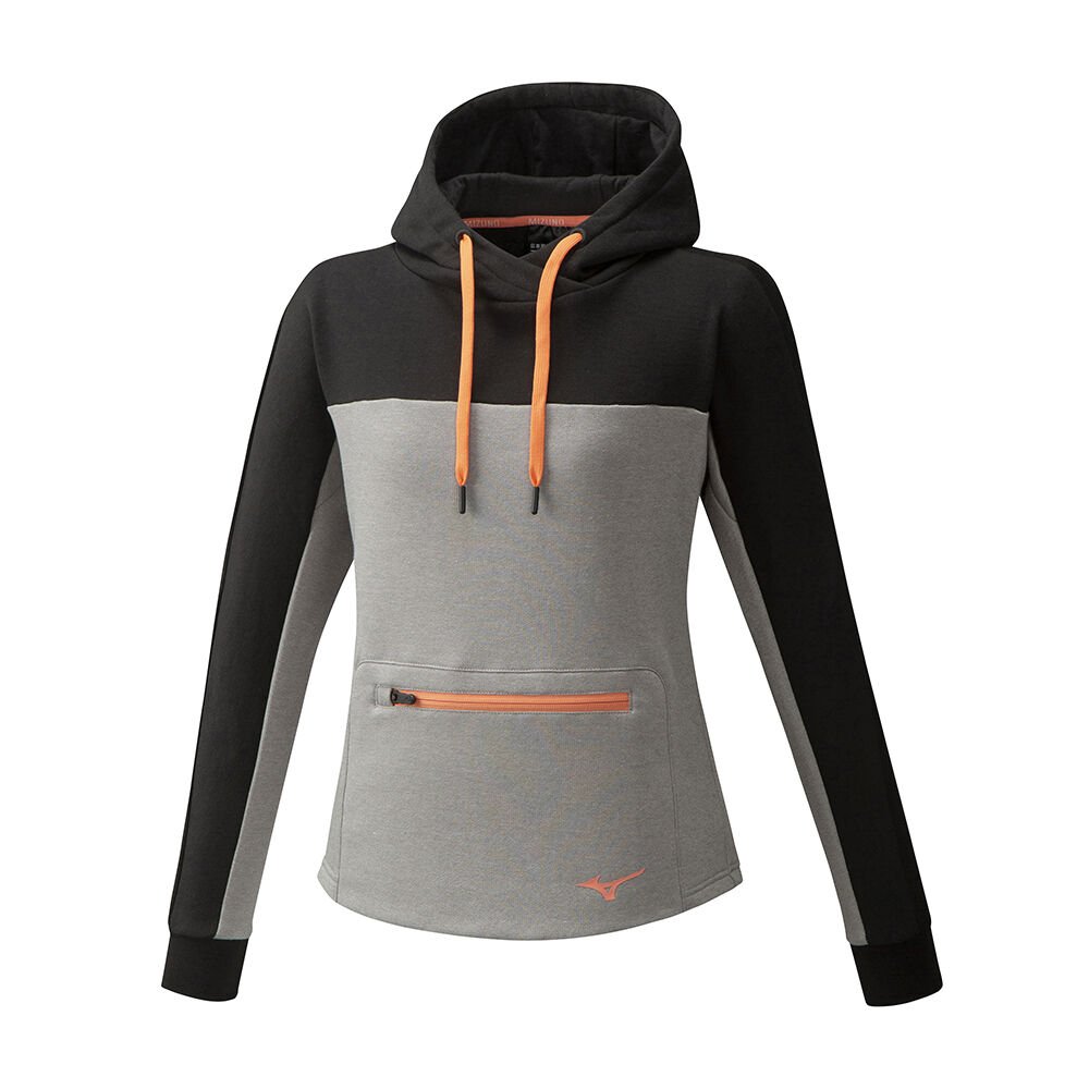 Sudaderas con capucha Mizuno Athletic Mujer Negras Comprar MCQU-84621